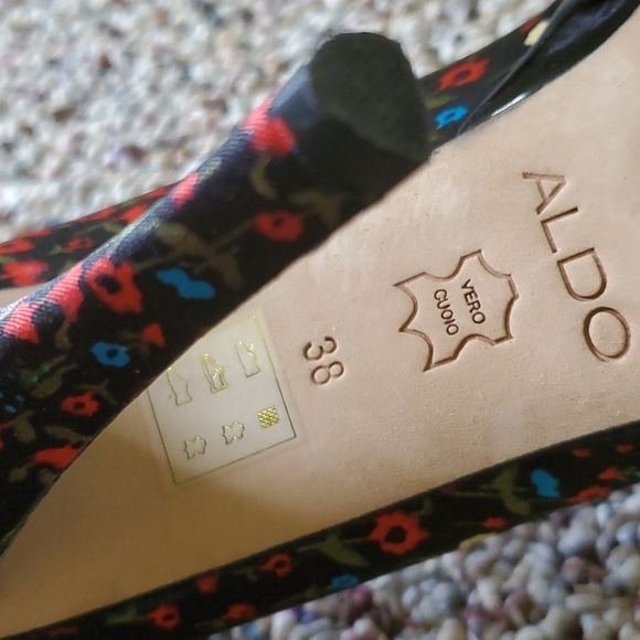 🖤ALDO🖤 SIZE 38, peep toe heels - Picture 7 of 8